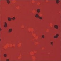 Red 8mm Thick Rubber Flooring Rolls Flame Retardant